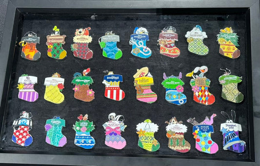 Disney Resorts Christmas 2023 Pin Collection at Disney Parks