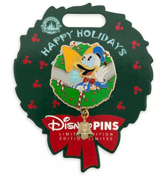 Donald Duck Holiday Wreath 2023 Pin at shopDisney