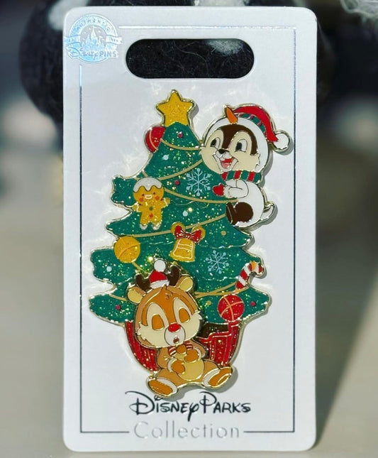 Chip n Dale Christmas 2023 Shanghai Disney Pin