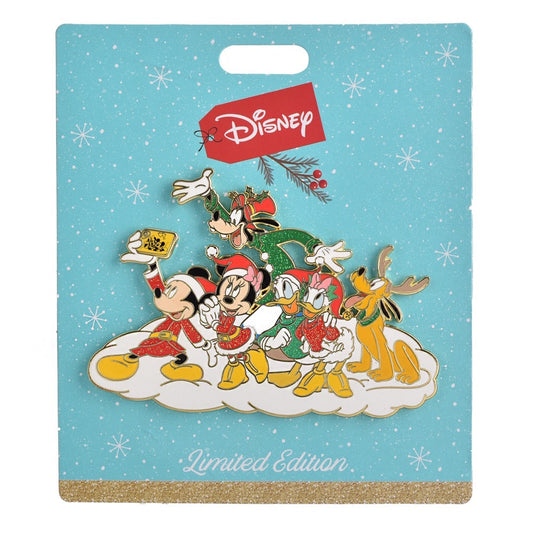 Mickey & Friends Christmas Selfie Disney Pin