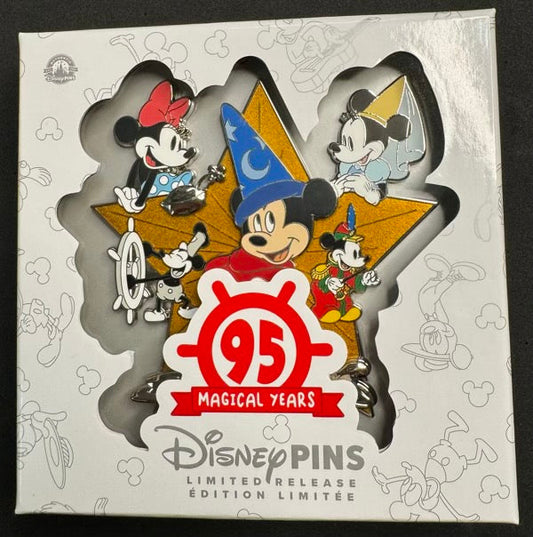 Mickey Mouse 95th Anniversary Jumbo Disney Pin