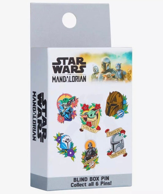 Star Wars The Mandalorian Floral Art Blind Box Pin Set at BoxLunch