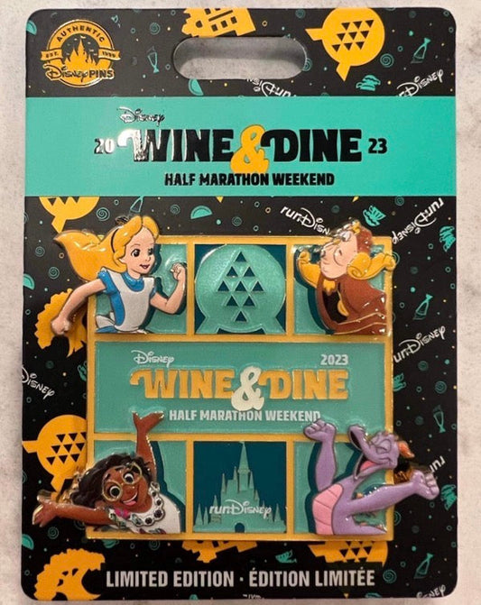 Surprise Wine & Dine 2023 Half Marathon Weekend runDisney Jumbo Pin