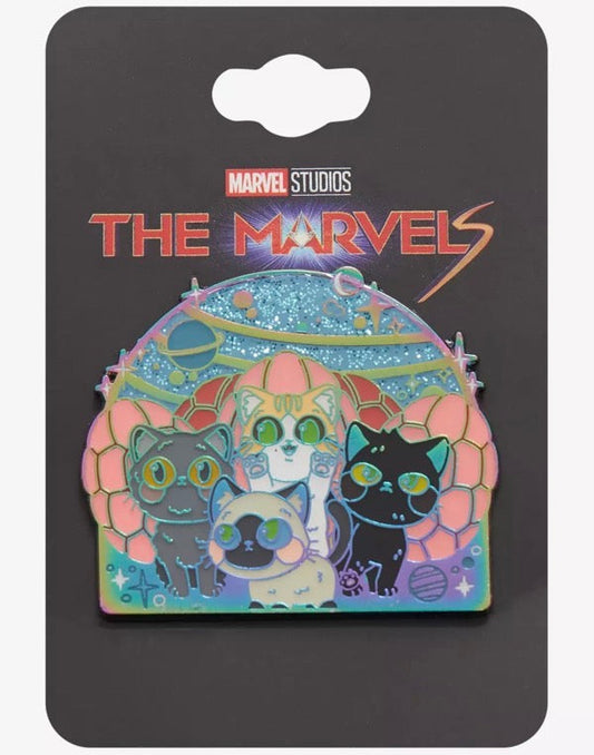 The Marvels Flerkittens Glitter BoxLunch Pin