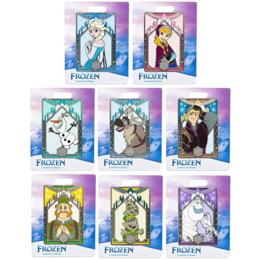 Frozen Stained Glass Pin Series at Pink a la Mode