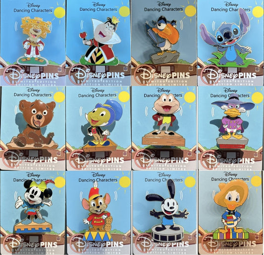 Complete Dancing Characters Disney Pin Collection
