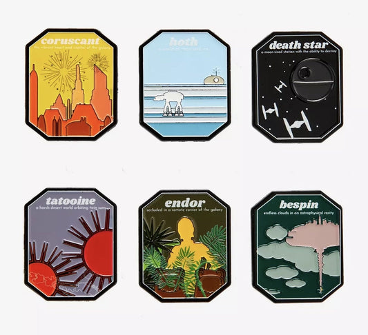 Star Wars Planets Blind Box Pin Set at Hot Topic