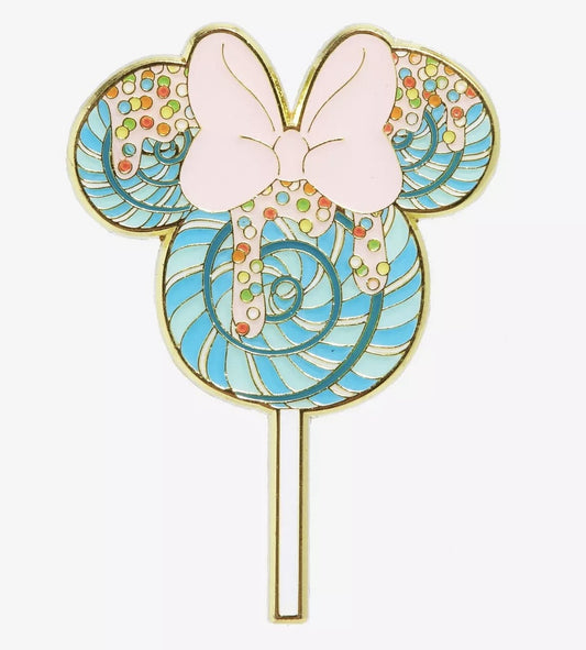 Minnie Mouse Blue Lollipop Disney Pin - BoxLunch