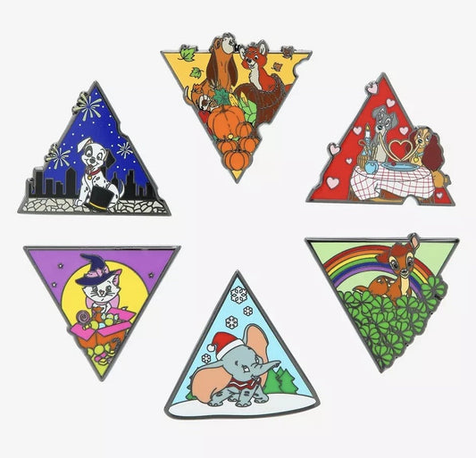 Disney Animal Holiday Blind Box Pin Set - Hot Topic