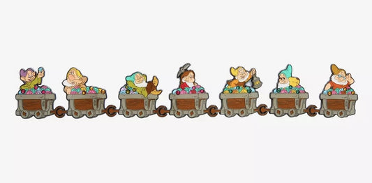 Snow White and the Seven Dwarfs Train Blind Box Pin Set - Hot Topic
