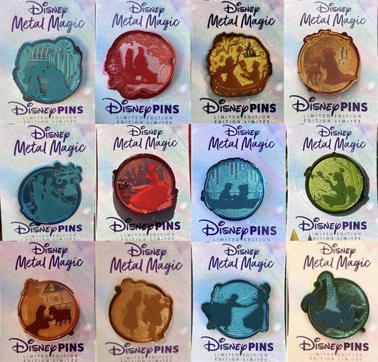 Complete Metal Magic 2023 Disney Pin Collection