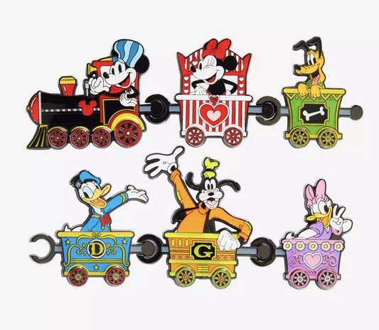 Mickey Mouse and Friends Train Blind Box Pin Set - Hot Topic