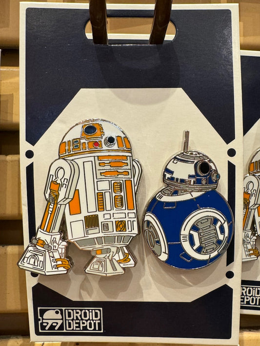 BB-8 & R2-D2 Droid Depot Disney Pin Set