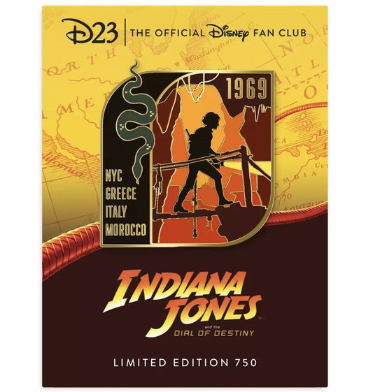 Helena Shaw Indiana Jones and the Dial of Destiny D23 Gold Member Exclusive Pin