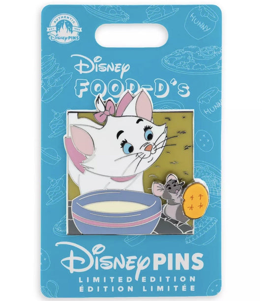 Marie and Roquefort Food-D’s Limited Edition Pin at shopDisney