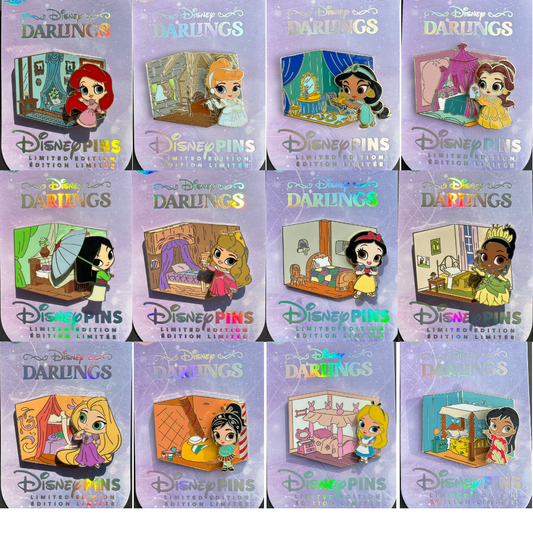Complete Disney Darlings Pin Collection