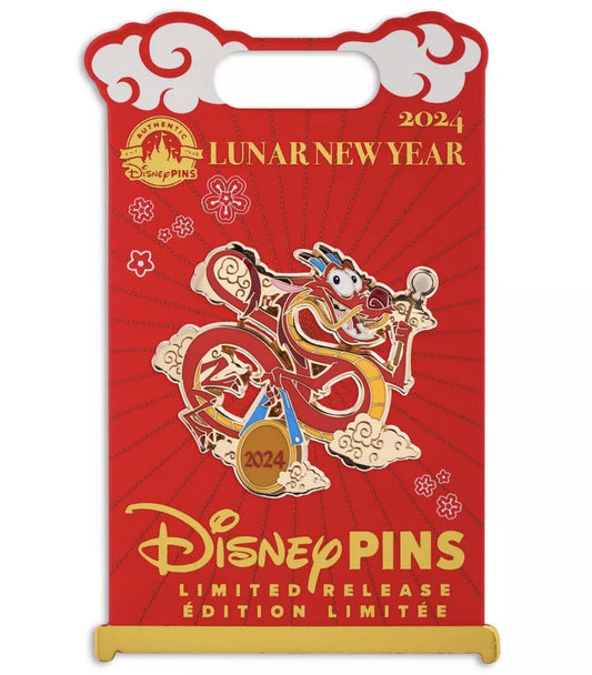 Mushu Lunar New Year 2024 Pin at shopDisney