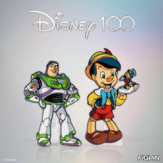 Buzz Lightyear & Pinocchio Disney 100 FiGPiNS Wave 3