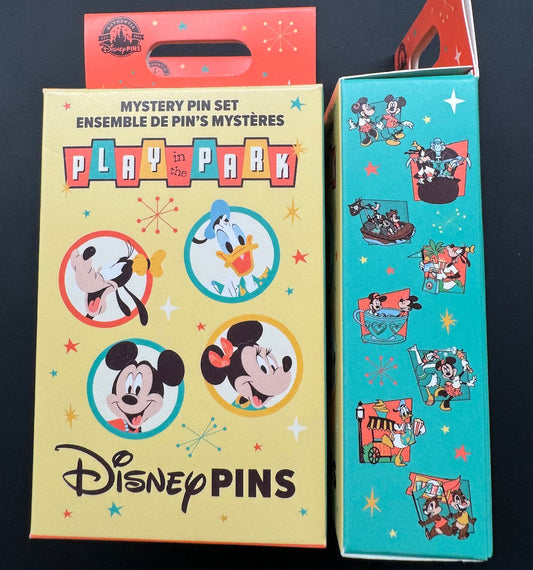 Play in the Park Mystery Pin Set at Disney Parks