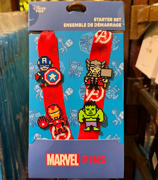 Marvel Pixel Characters Pin Trading Starter Set