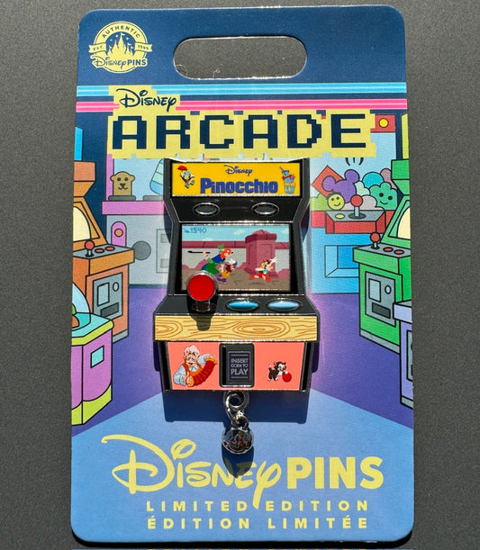 Pinocchio Disney Arcade Pin