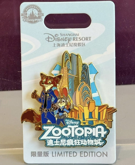 Zootopia Land Grand Opening Shanghai Disney Pin
