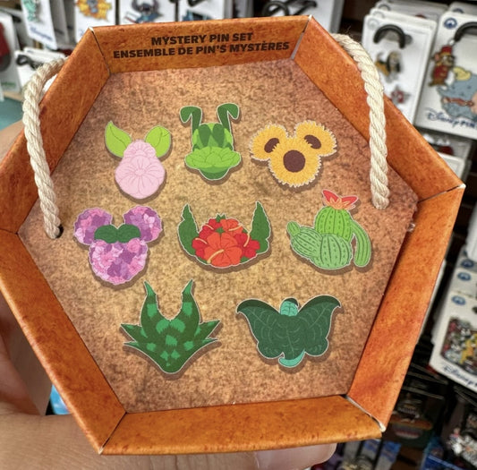 Disney Character Plants Mystery Pin Set at Disney Parks