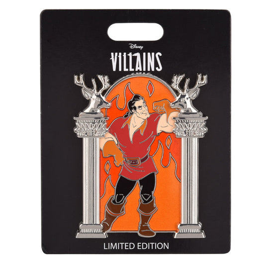 Gaston Disney Villains Hallway Pin