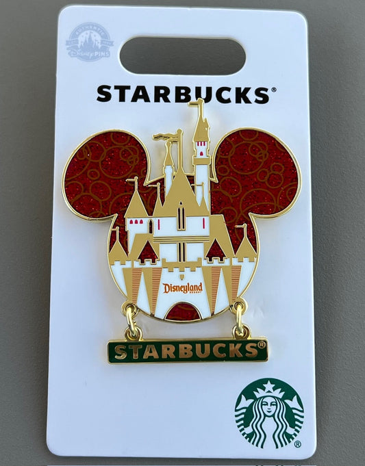 Sleeping Beauty Castle Disneyland Resort Starbucks Pin