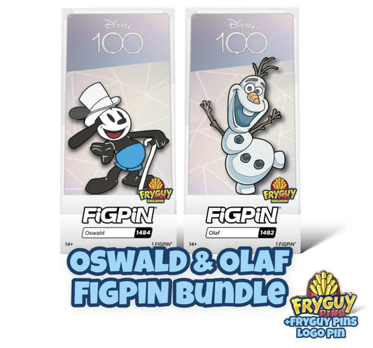Oswald & Olaf FiGPiNs Released at FryGuy Pins