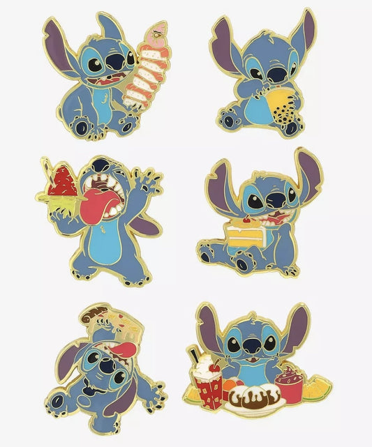 Stitch Snacks Blind Box Pin Set at BoxLunch