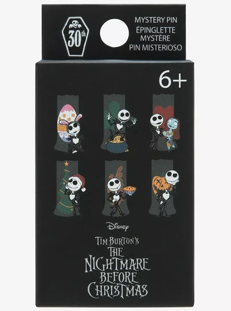 The Nightmare Before Christmas Holiday Door Blind Box Pin Set at Hot Topic