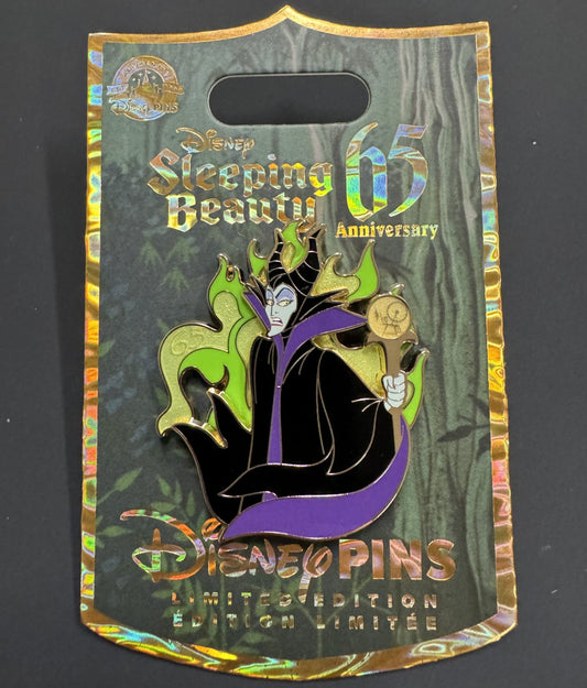 Maleficent Sleeping Beauty 65th Anniversary Pin at shopDisney