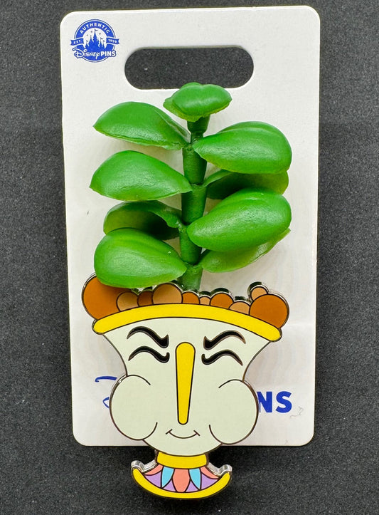 Beauty and the Beast Chip Succulent Disney Pin
