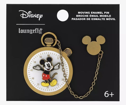 Mickey Mouse Pocket Watch Chain Pin Set at Hot Topic