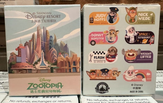 New Zootopia Mystery Pin Set at Shanghai Disney Resort