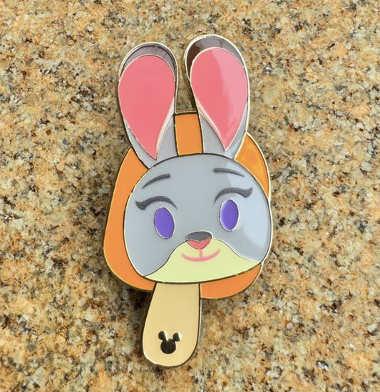 Zootopia Judy Hopps Hidden Mickey Pin at Shanghai Disney Resort