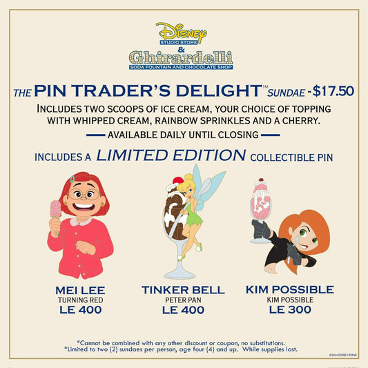 Mei Lee, Tinker Bell & Kim Possible Pin Trader’s Delight – February 16, 2024