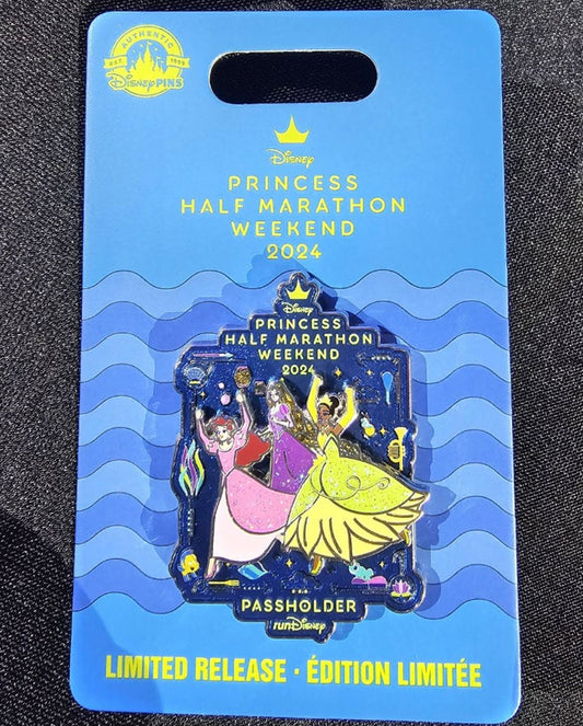Disney Princess Half Marathon Weekend 2024 runDisney Passholder Pin