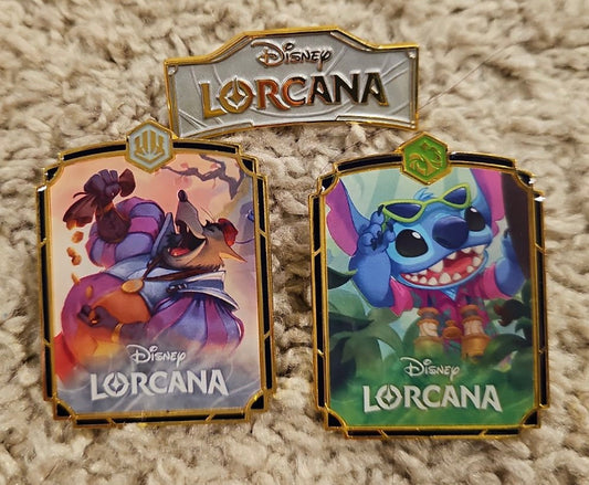 Into the Inklands Disney Lorcana Trading Card Game Pins