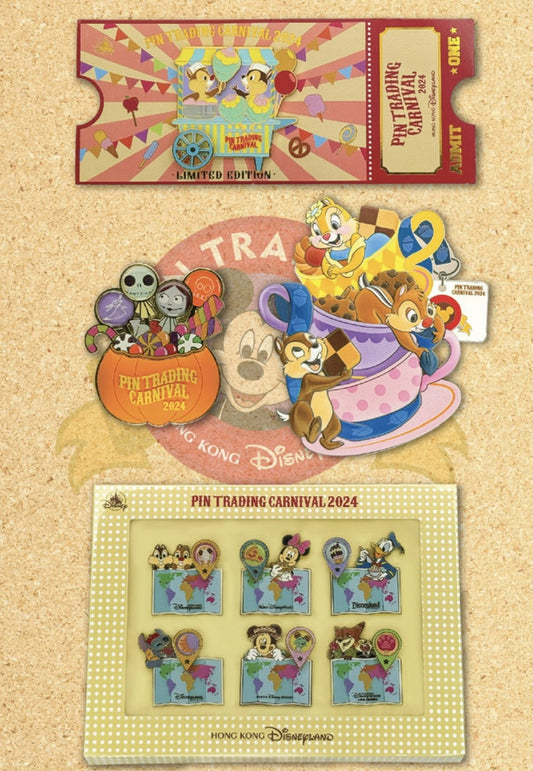 Pin Trading Carnival 2024 Hong Kong Disneyland Pin Releases
