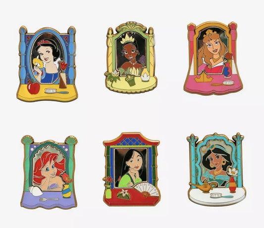 Disney Princess Vanity Blind Box Pin Set