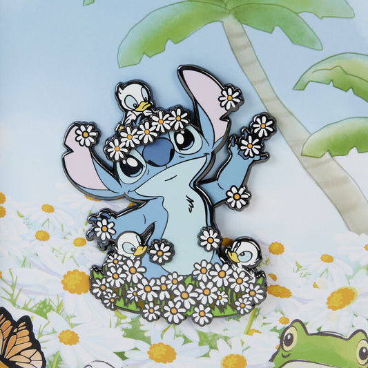 Stitch Springtime Daisy Loungefly Disney Pin