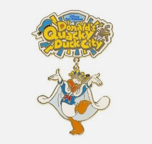 Donald's Quacky Duck City Dangle Pin at Tokyo Disney Resort