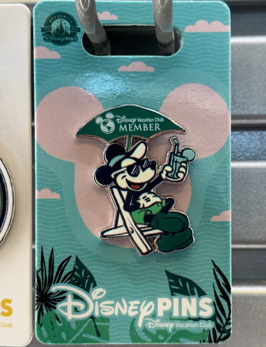 Mickey Mouse Lounge Chair Disney Vacation Club 2024 Pin