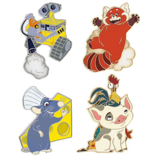 New Moana, Ratatouille, Turning Red and WALL-E Pins at Pink a la Mode