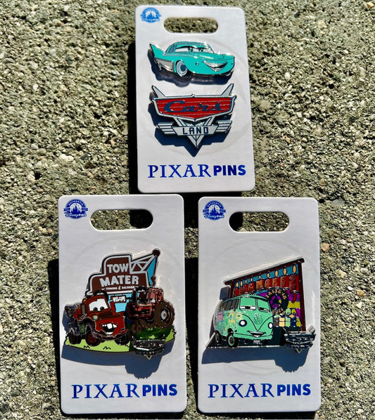 New Cars Land Pins at Disney California Adventure
