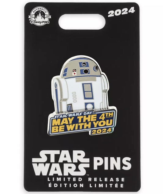 R2-D2 ''May the 4th Be With You'' Star Wars Day 2024 Pin at Disney Store