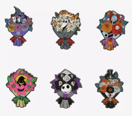 The Nightmare Before Christmas Bouquet Blind Box Pin Set at Hot Topic