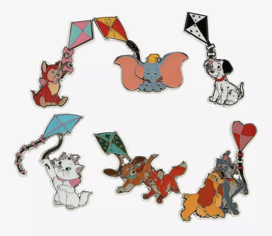 Disney Animals & Kites Blind Box Pin Set